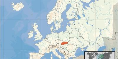 Szlovákia elhelyezkedés a világ térkép